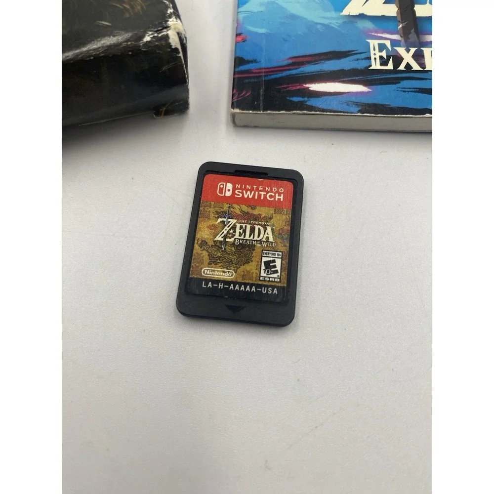 Legend Of Zelda Breath Of The Wild Switch Game, Explorers Guide, & Sleeve No Map